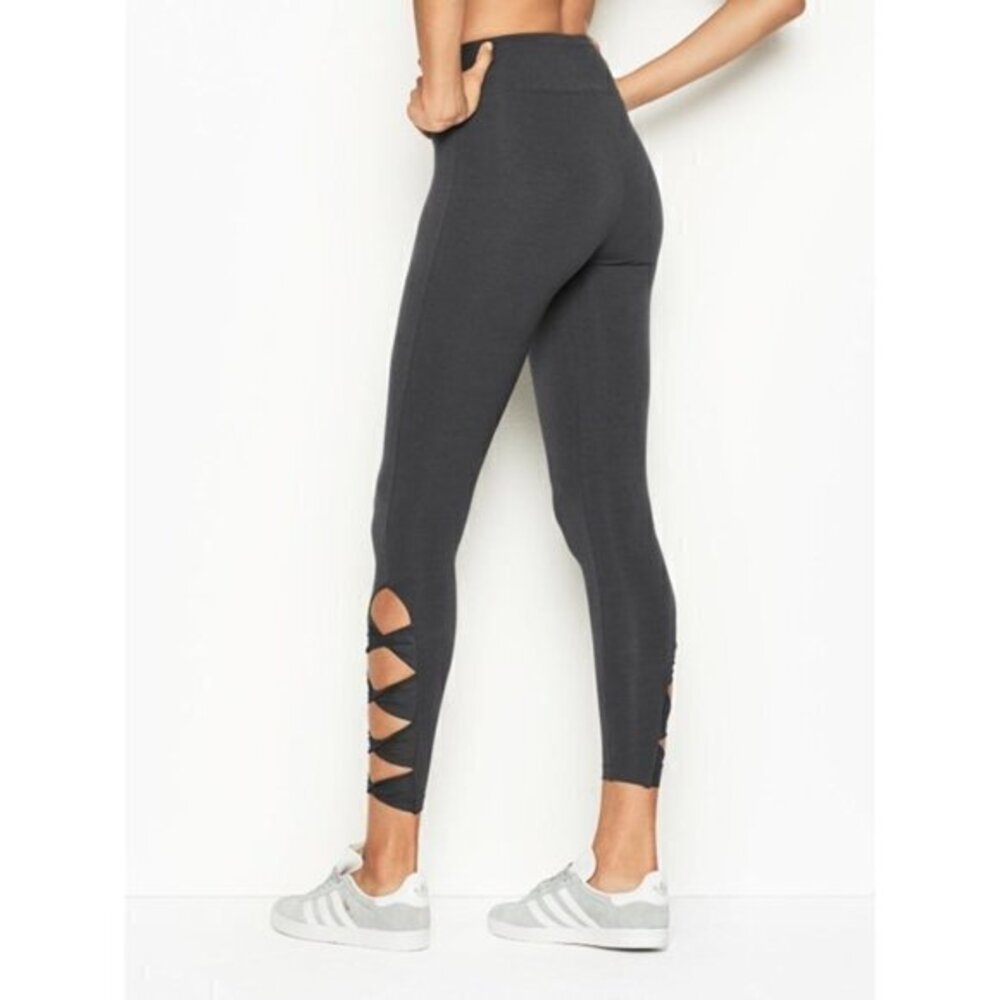 Victorias Secret yoga Leggings Small cotton Black
